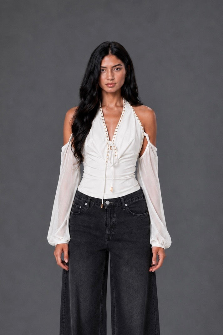 REBEL BODYSUIT (Ivory White)