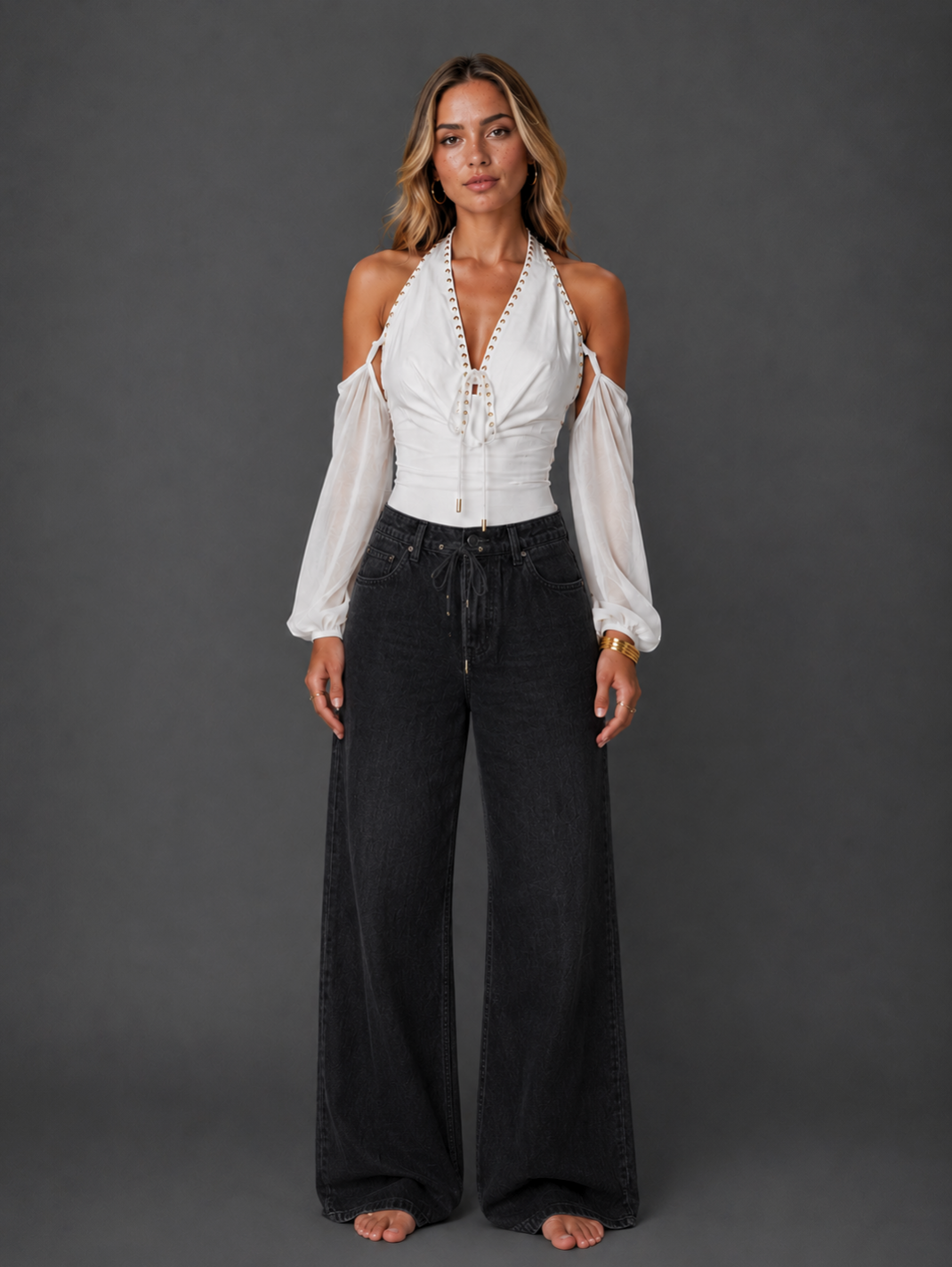 REBEL BODYSUIT (Ivory White)