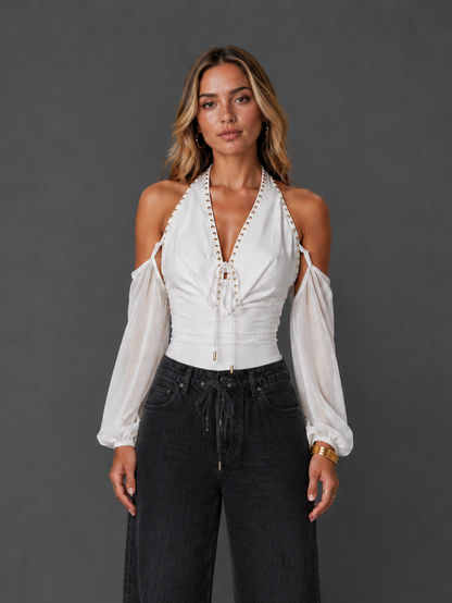 REBEL BODYSUIT (Ivory White)