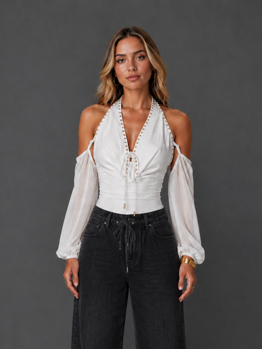 REBEL BODYSUIT (Ivory White)