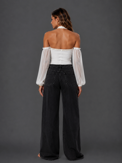 REBEL BODYSUIT (Ivory White)
