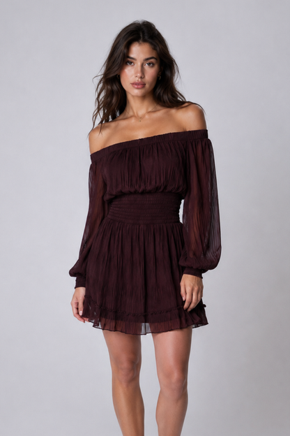 MUSE OFF-SHOULDER DRESS