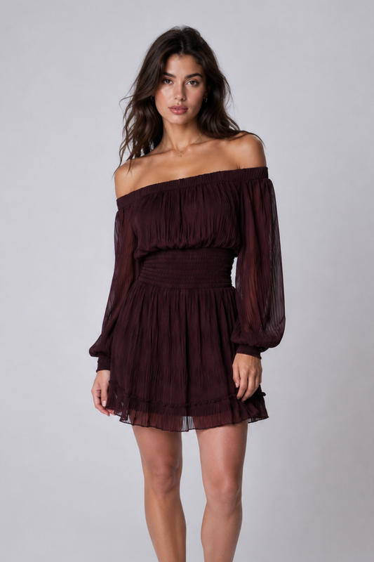 MUSE OFF-SHOULDER DRESS