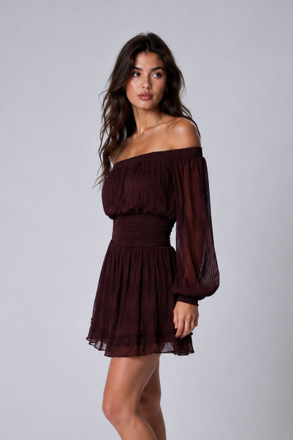 MUSE OFF-SHOULDER DRESS