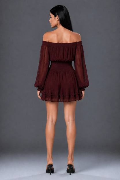 MUSE OFF-SHOULDER DRESS