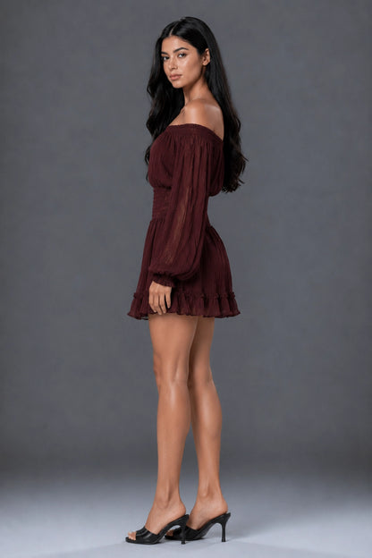 MUSE OFF-SHOULDER DRESS