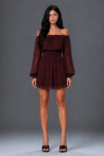 MUSE OFF-SHOULDER DRESS