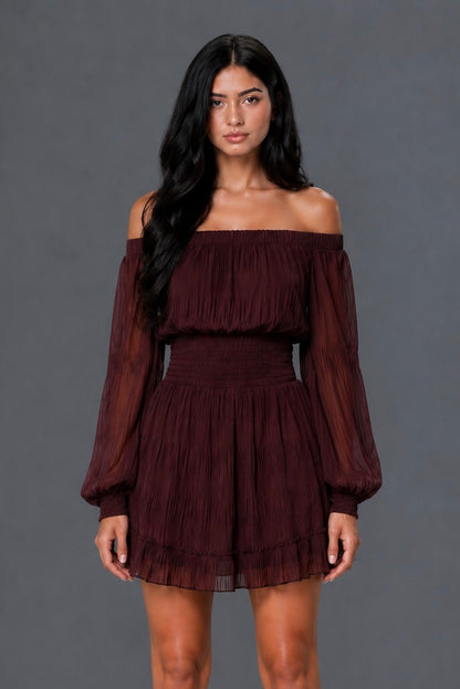 MUSE OFF-SHOULDER DRESS